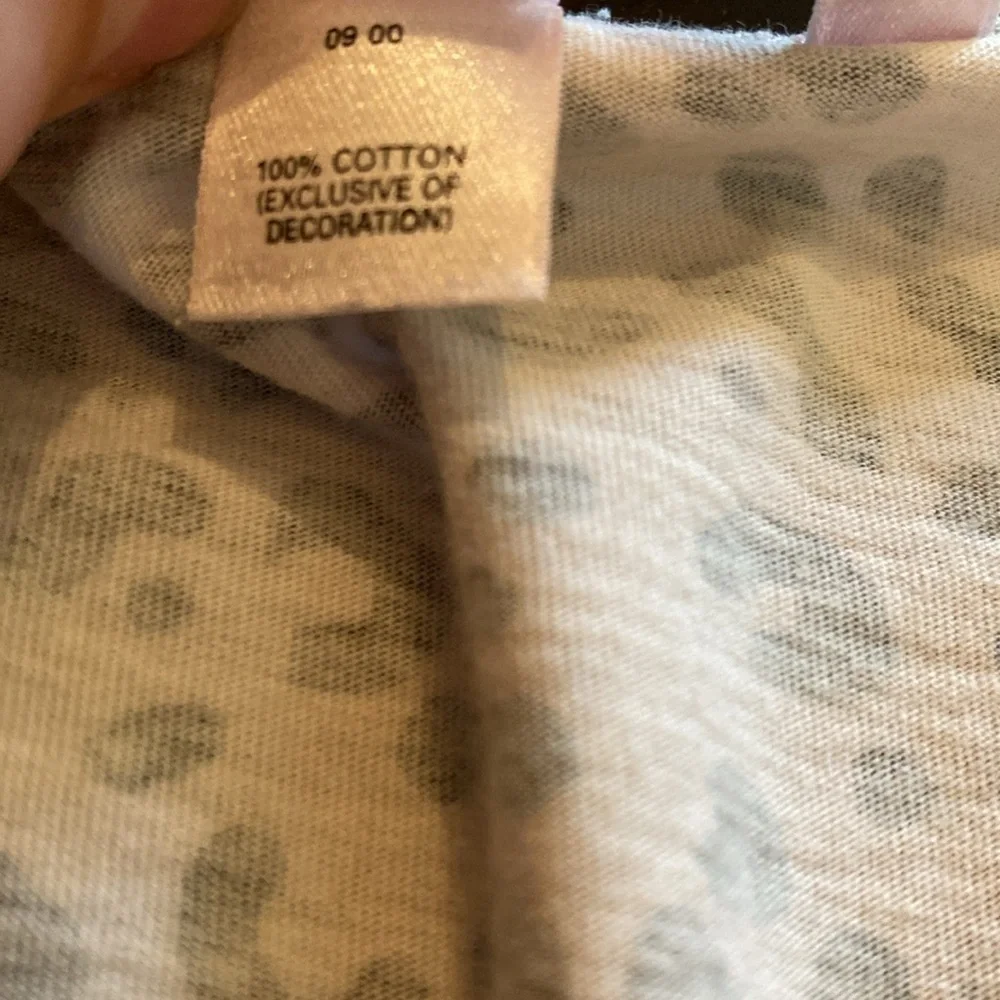 Victoria's Secret Pink and Gray Leopard Print nightgown. Size M. 100% cotton.